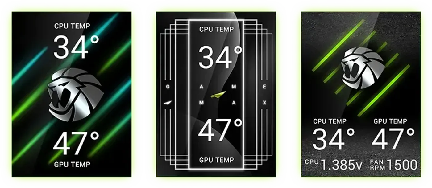 2.8 inch LCD display closeup