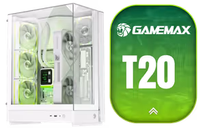 gamemax-t20-wh-white-m-atx-gaming-case gamemax-t20-wh-white-m-atx-gaming-case - Image 1