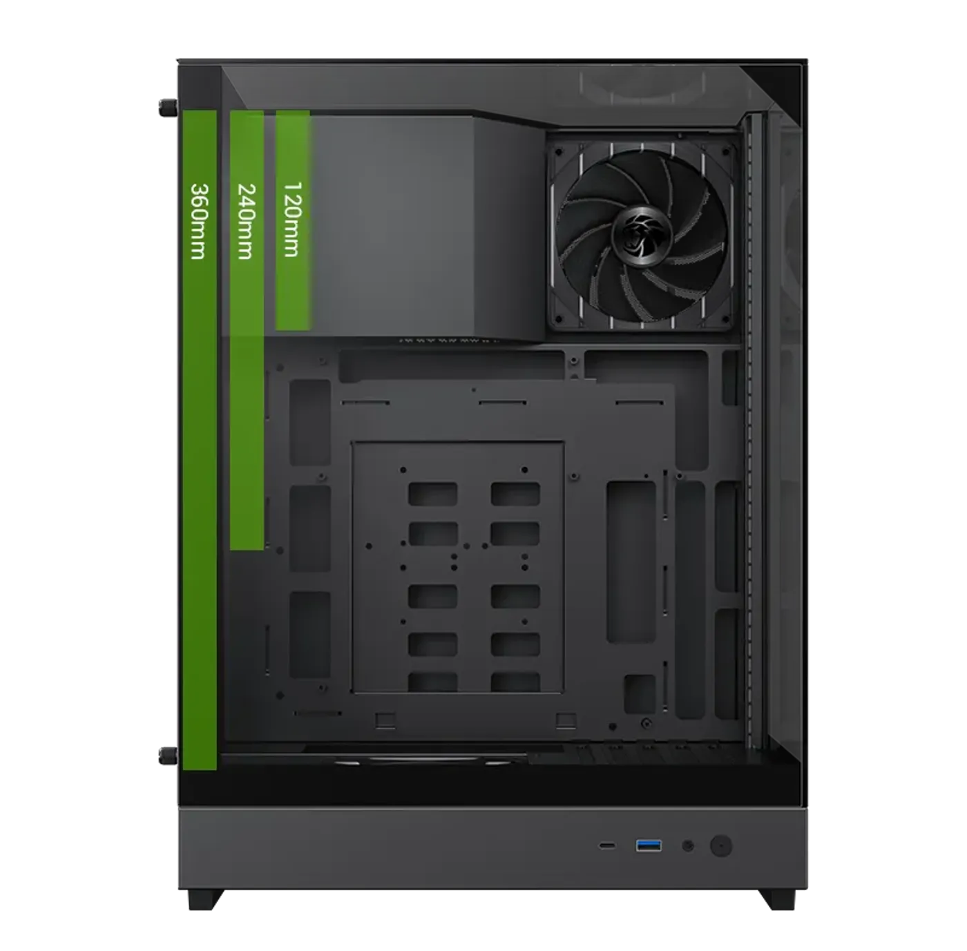 Gamemax T20 Liquid Cooling Support