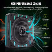 GAMEMAX Tornado T12 120mm ARGB PWM Fan — 2200RPM - image 11