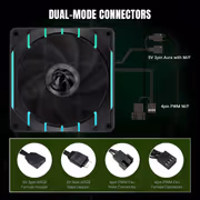 GAMEMAX Tornado T12 120mm ARGB PWM Fan — 2200RPM - image 7