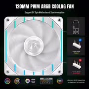 GAMEMAX Tornado T12 120mm ARGB PWM Case Fan - 2200RPM - image 10