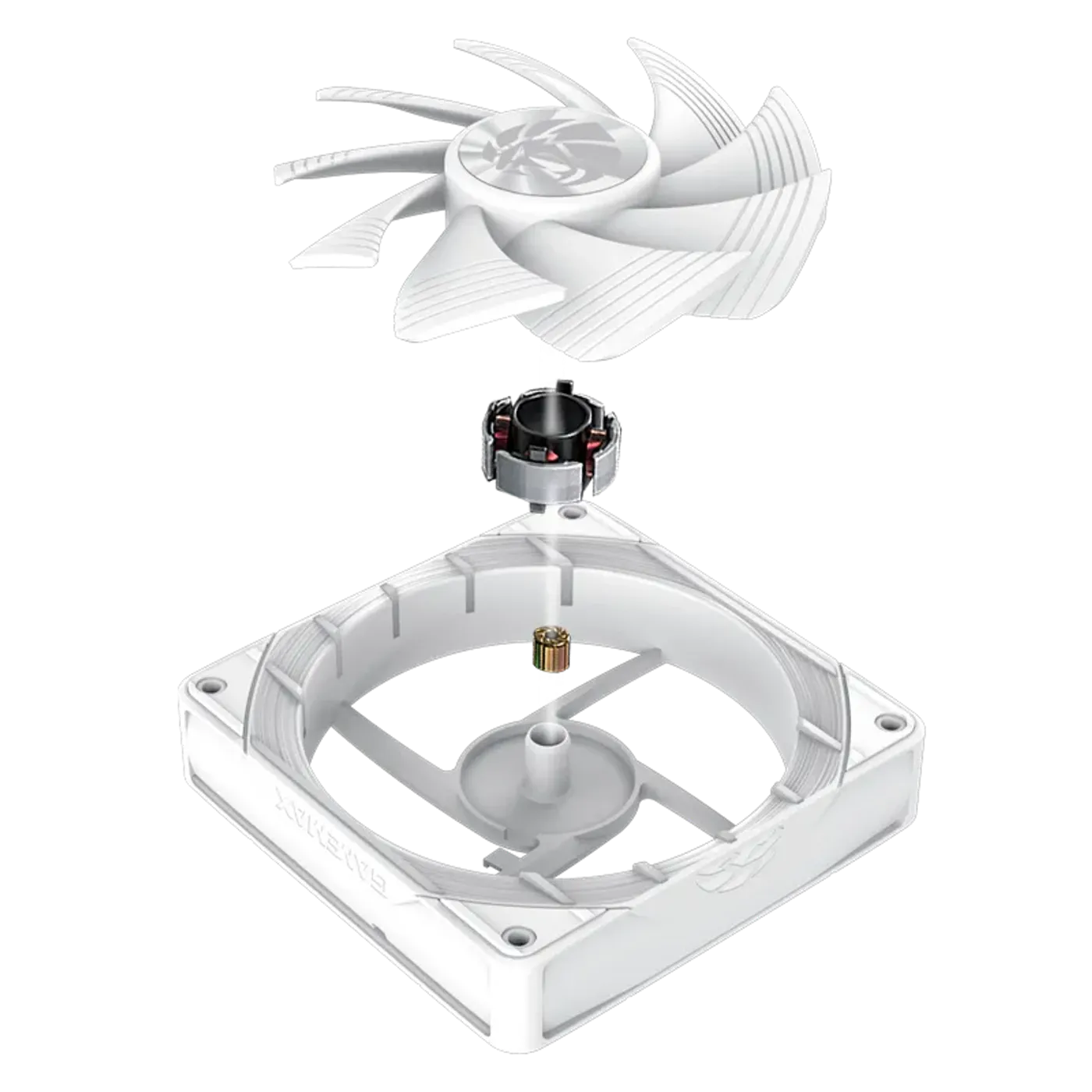 GAMEMAX fan with hydraulic bearing for silent and durable long-lasting operation
