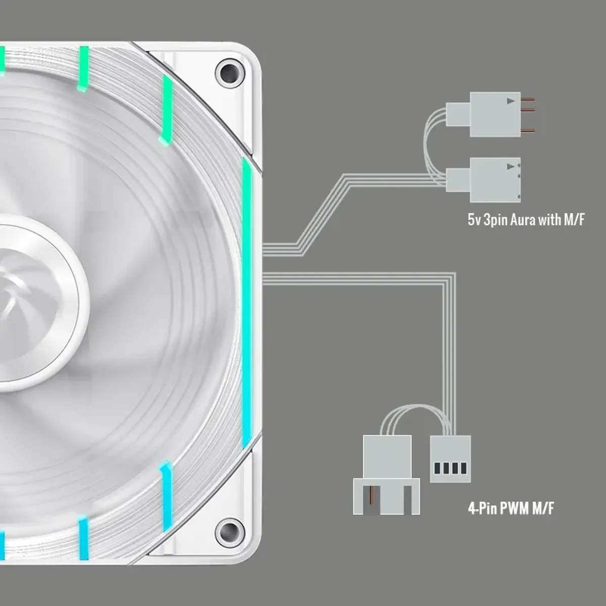 5V 3PIN MALE AND FEMALE CONNECTOR