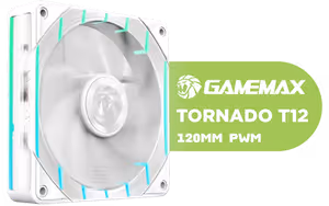 gamemax-tornado-t12-120mm-argb-pwm-fan - Image 1