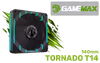 GAMEMAX Tornado T14 ARGB 140mm High-Airflow Case Fan - image 1