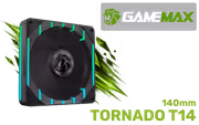 GAMEMAX Tornado T14 ARGB 140mm High-Airflow Case Fan - image 1