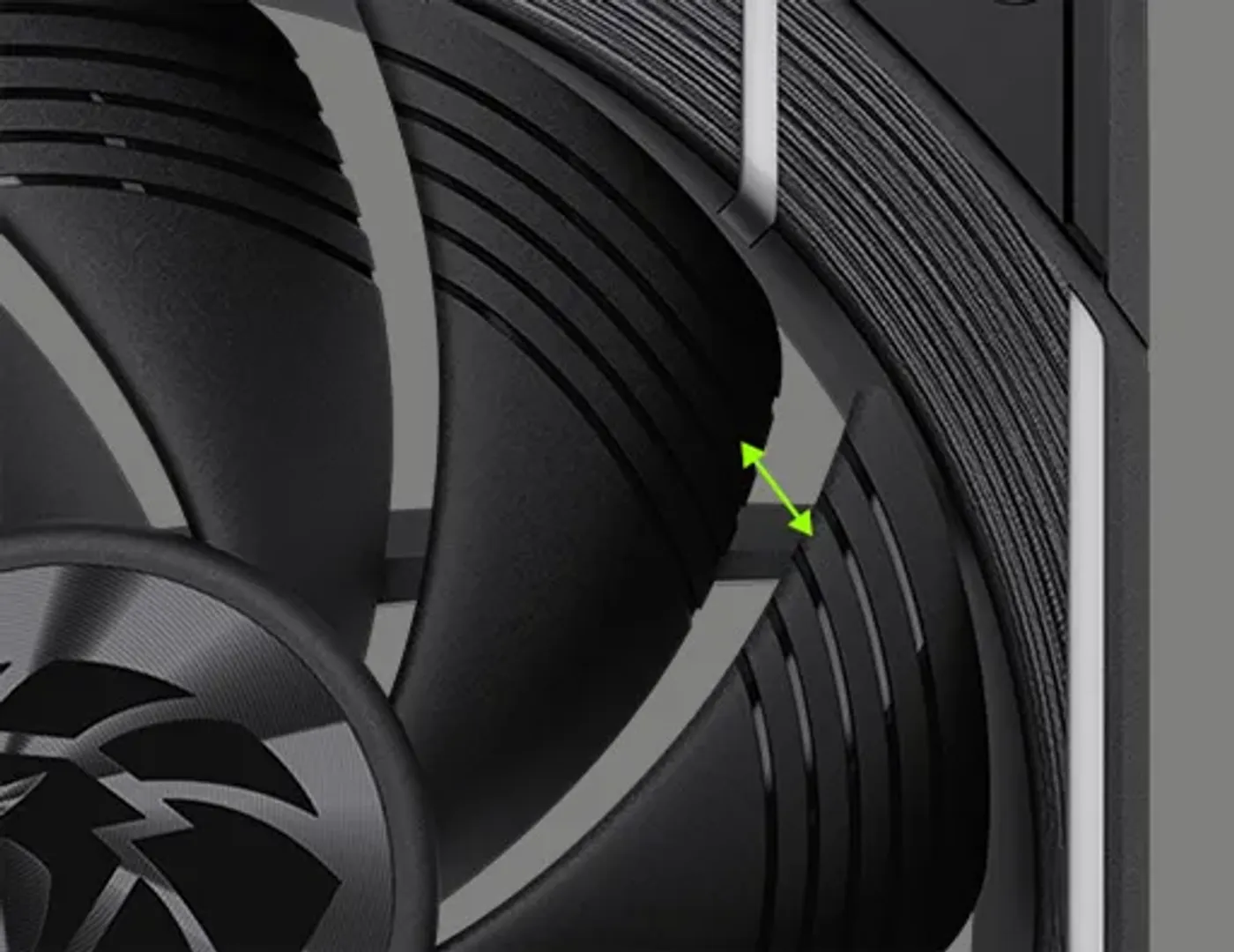 Nine-blade sickle-shaped GAMEMAX fan blade design for optimized airflow