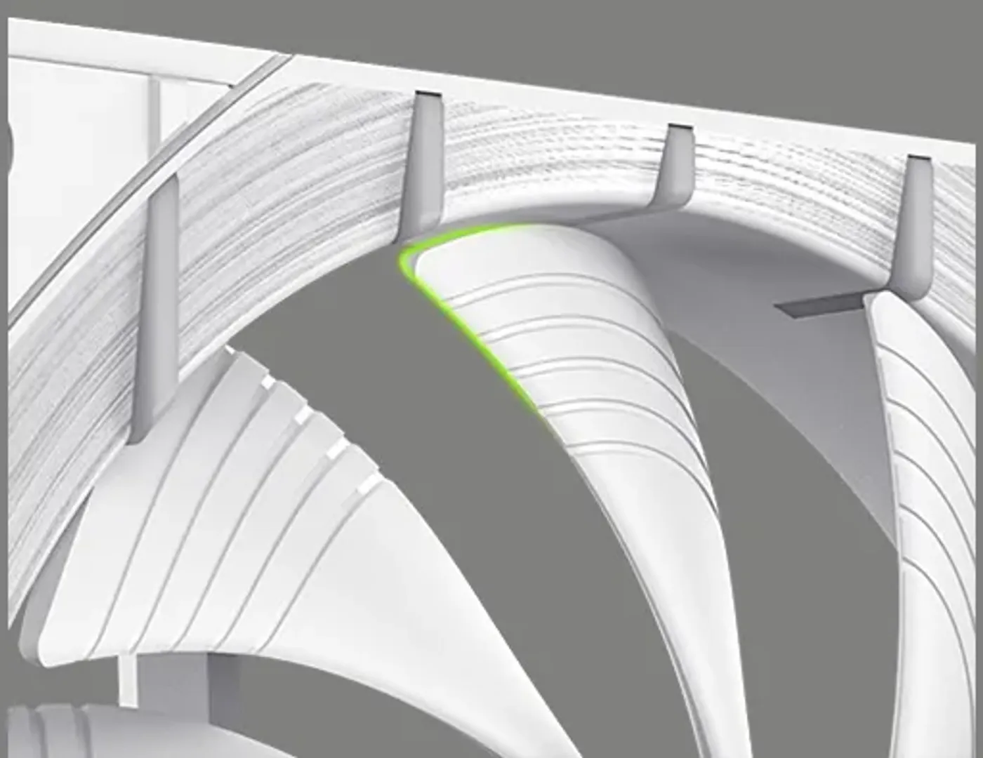 Nine-blade Sickle-shaped Fan Blade