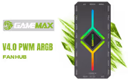 Gamemax V4.0 PWM ARGB Fan Hub (Black) - image 1