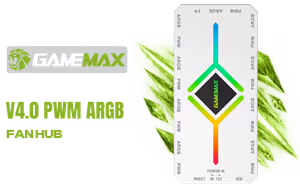 gamemax-v4-0-argb-pwm-fan-hub-white gamemax-v4-0-argb-pwm-fan-hub-white - Image 1