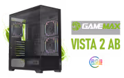 GAMEMAX VISTA 2 AB Gaming Case — 270° Tempered Glass, ARGB - image 1
