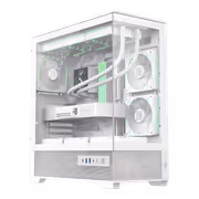 GAMEMAX VISTA 2 AW – White Gaming Case, 270° Glass, ARGB - image 2