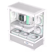 GAMEMAX VISTA 2 AW – White Gaming Case, 270° Glass, ARGB - image 6