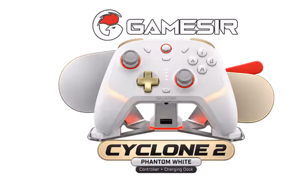 GameSir Cyclone 2 Phantom White - Switch, PC, Android - image 1 GameSir Cyclone 2 Phantom White - Switch, PC, Android - image 1
