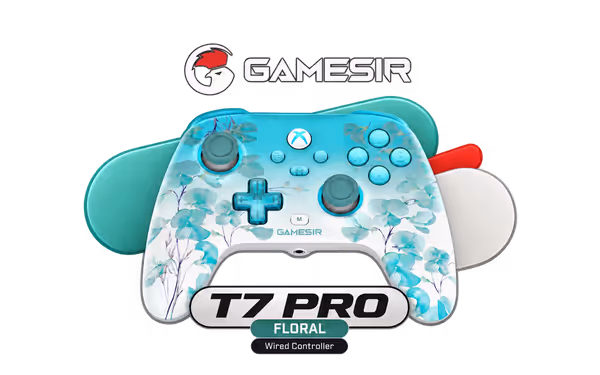 GameSir T7 Pro Wired Controller Floral - Xbox & PC - image 1 GameSir T7 Pro Wired Controller Floral - Xbox & PC - image 1