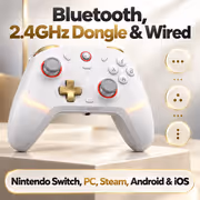 GameSir Cyclone 2 Phantom White - Switch, PC, Android - image 4