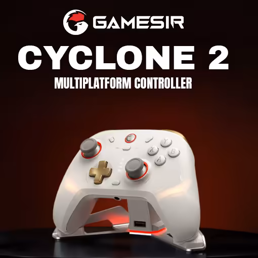 GameSir Cyclone 2 Wireless Phantom White Controller