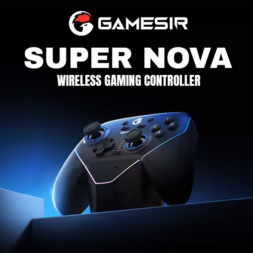 GameSir Super Nova Wireless Blue Gaming Controller