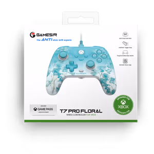 GameSir T7 Pro Wired Controller Floral - Xbox & PC - image 9