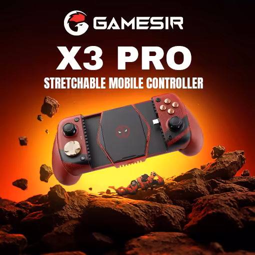 GameSir X3 Pro Stretchable DeadPool Mobile Controller