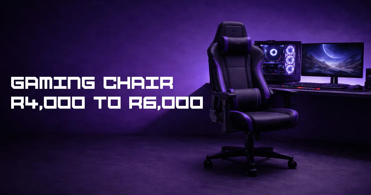 Gamdias ZELUS E2 L B Gaming Chair — PU Leather, 126° Recline | Evetech