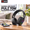 MARVO Pulz 70W Wireless Gaming Headset — Stereo, Detachable Mic - image 3