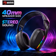 MARVO Pulz 70W Wireless Gaming Headset — Stereo, Detachable Mic - image 4
