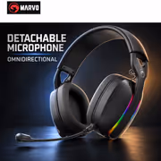 MARVO Pulz 70W Wireless Gaming Headset — Stereo, Detachable Mic - image 5