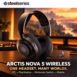 SteelSeries Arctis Nova 5 Headset — Black, 60hr Battery - image 2