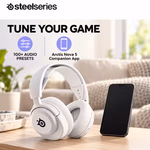 SteelSeries Arctis Nova 5P Wireless Gaming Headset — White - image 3