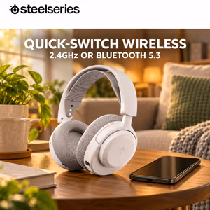 SteelSeries Arctis Nova 3P Wireless Gaming Headset (White) - image 3