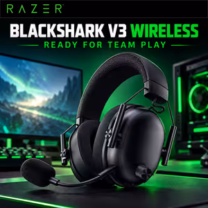Razer BlackShark V3 Wireless Black Gaming Headset - image 2