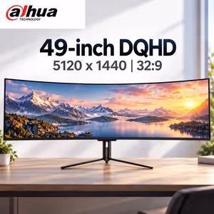 Dahua LM49 49" DQHD Curved Gaming Monitor | 5120x1440 Display - image 2