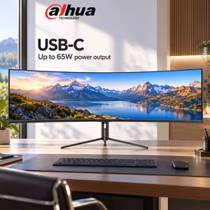Dahua LM49 49" DQHD Curved Gaming Monitor | 5120x1440 Display - image 5