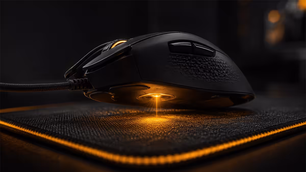 Gaming mouse DPI and polling rate