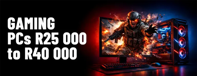 High-performance gaming PCs R25000–R40000 🎮🔥