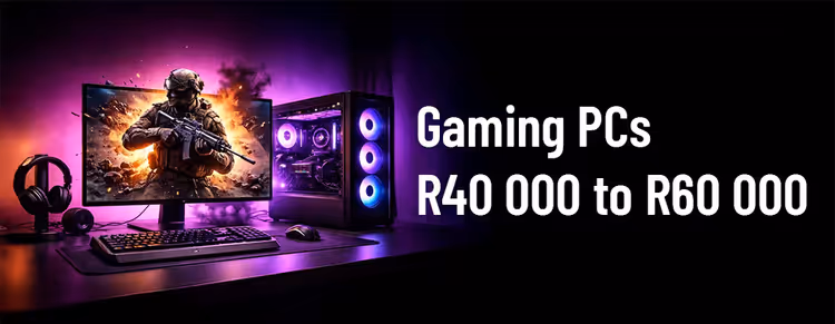 High-performance gaming PCs R40000 - R60000 🎮