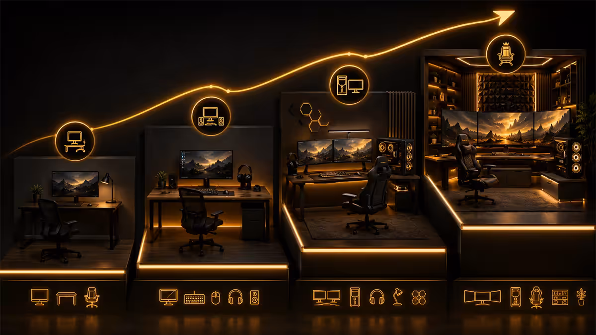 Gaming room budget tiers