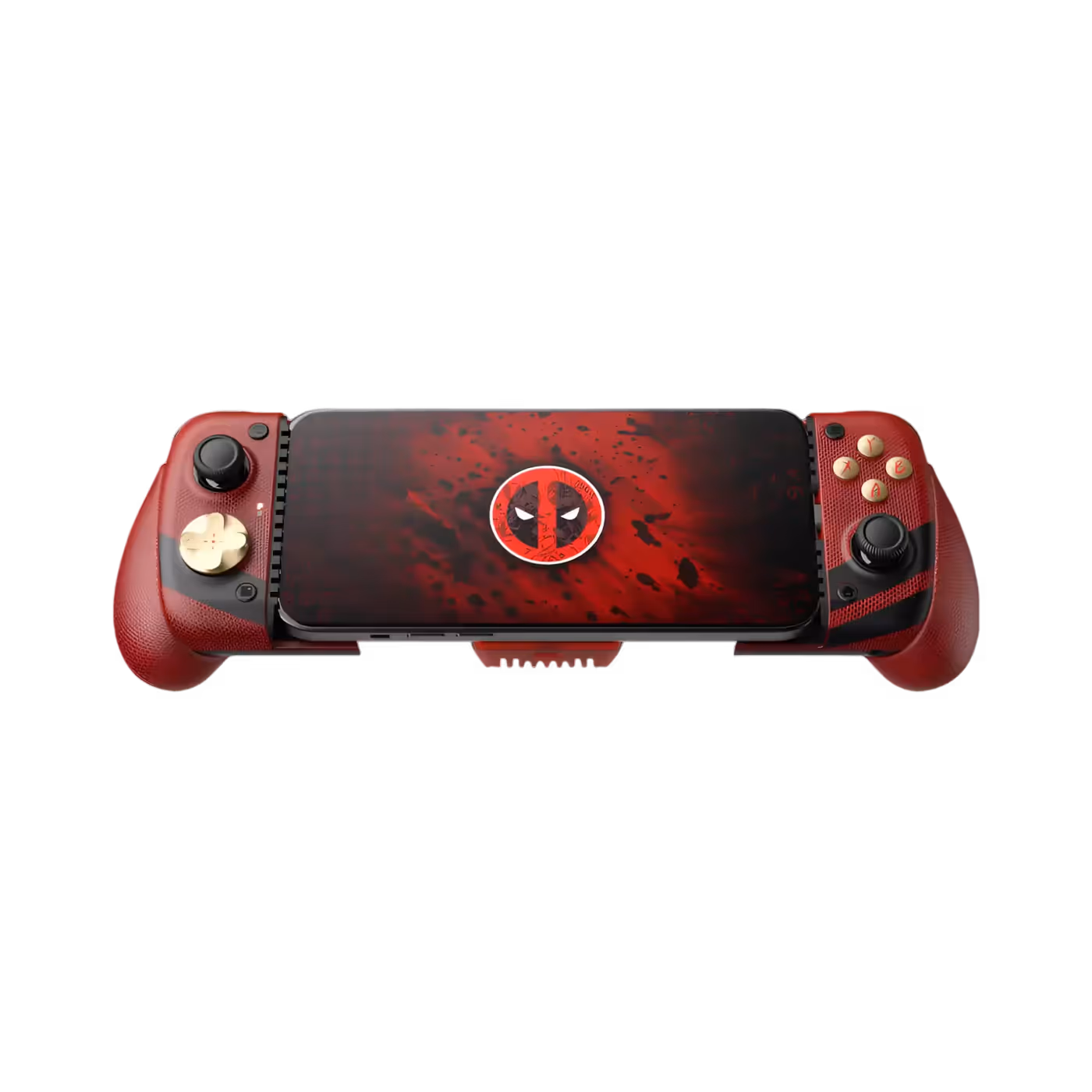 GameSir X3 Pro Deadpool Edition mobile gaming controller displaying custom design