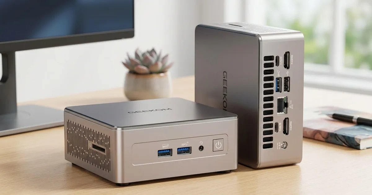 GEEKOM A5 Ryzen 5-7530U Mini PC, 16GB RAM, 512GB SSD | Evetech