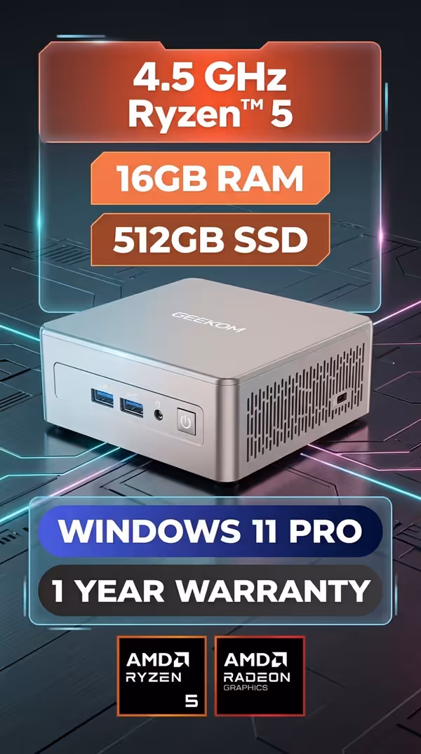 [OPEN BOX] GEEKOM A5 Mini PC