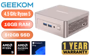 GEEKOM A5 Mini PC Ryzen 5 16GB 512GB - image 1