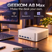 GEEKOM A8 Max Mini PC with Ryzen 9-8945HS + 32GB DDR5 - image 5