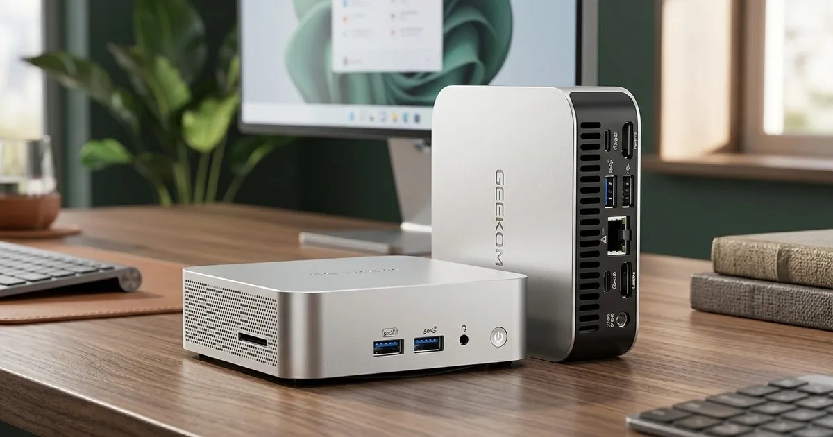 GEEKOM A8 Mini PC Ryzen 7-8745HS 16GB/1TB | Evetech