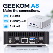 GEEKOM A8 Mini PC Ryzen 9-8945HS, 32GB/1TB, Wi-Fi 6E - image 3