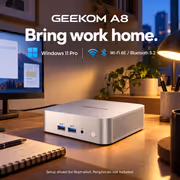 GEEKOM A8 Mini PC Ryzen 9-8945HS, 32GB/1TB, Wi-Fi 6E - image 5