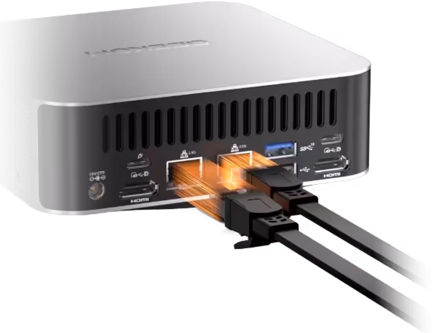 2.5G Ethernet port for professional high-speed network transfers