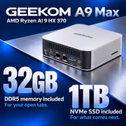 GEEKOM A9 Max Mini PC Ryzen AI 9 HX370, 32GB, 1TB - image 3