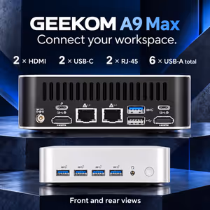 GEEKOM A9 Max Mini PC Ryzen AI 9 HX370, 32GB, 1TB - image 4